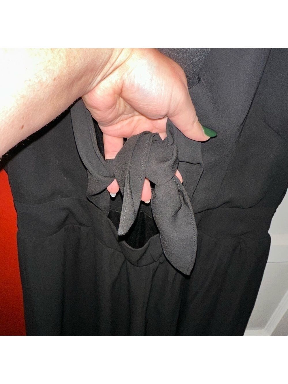 Pink Lily Black Romper Love For A Lifetime XL - Picture 11 of 15